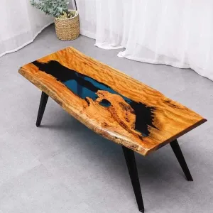 Epoxy Resin Furniture - Edge Wood Table - Macarism