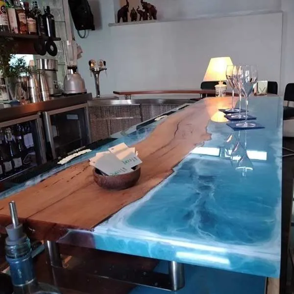 Epoxy Resin Furniture - Restaurent Table - Asturian