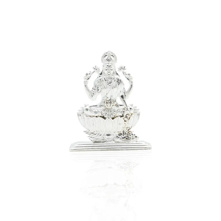 Expensive Handmade Silver Lakshmi Idol for Diwali Pooja