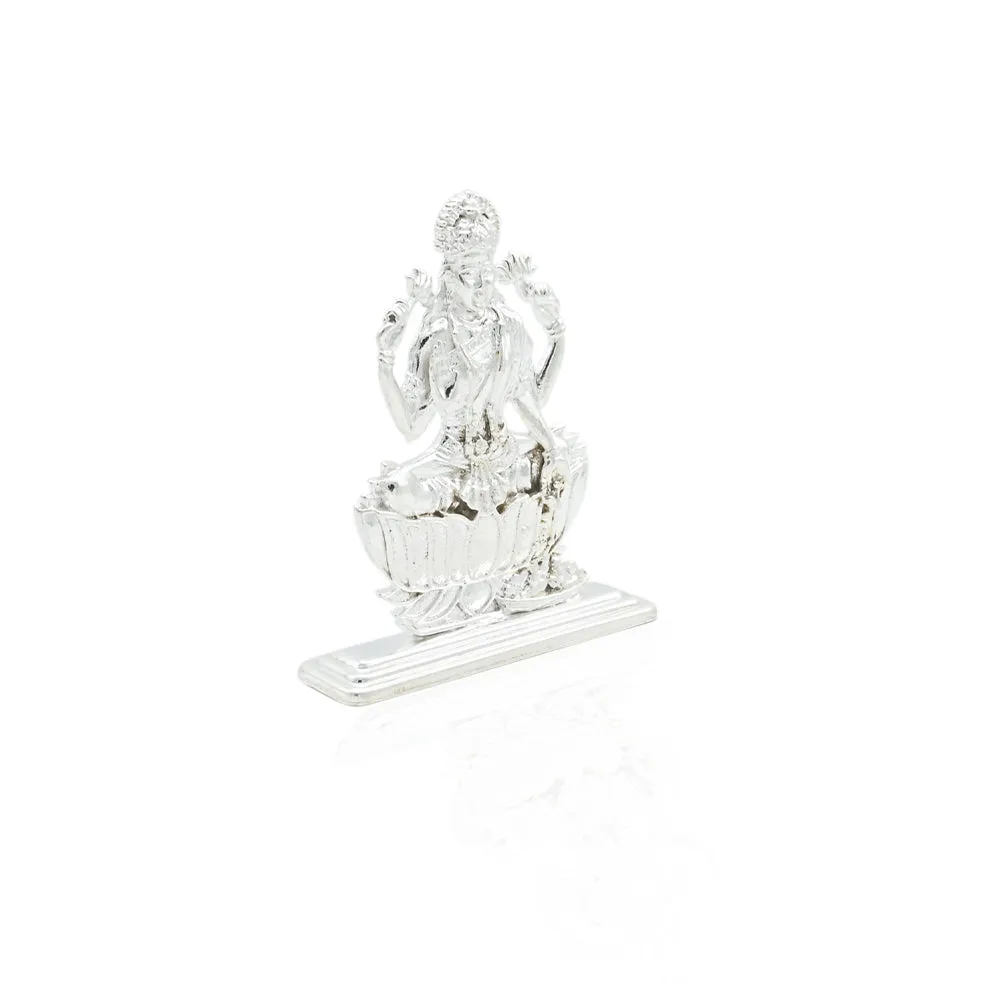 Expensive Handmade Silver Lakshmi Idol for Diwali Pooja