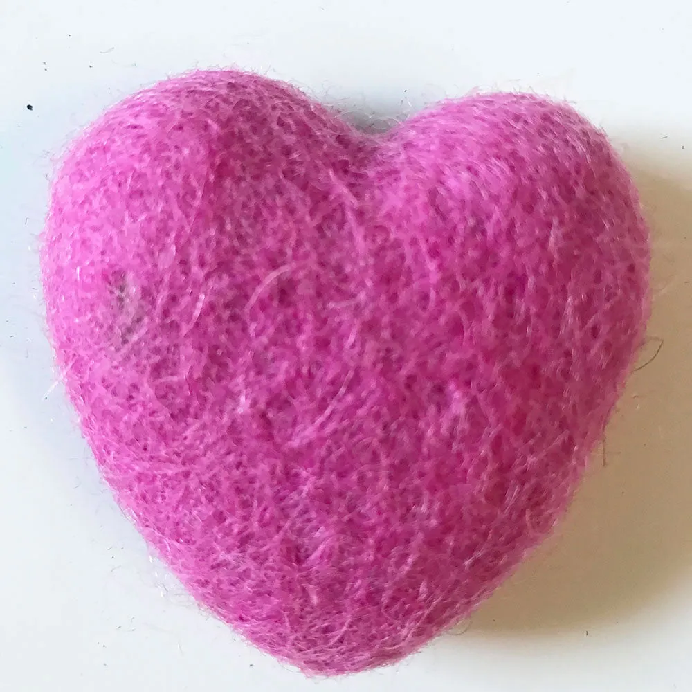 Felt Hearts Assorted Colours