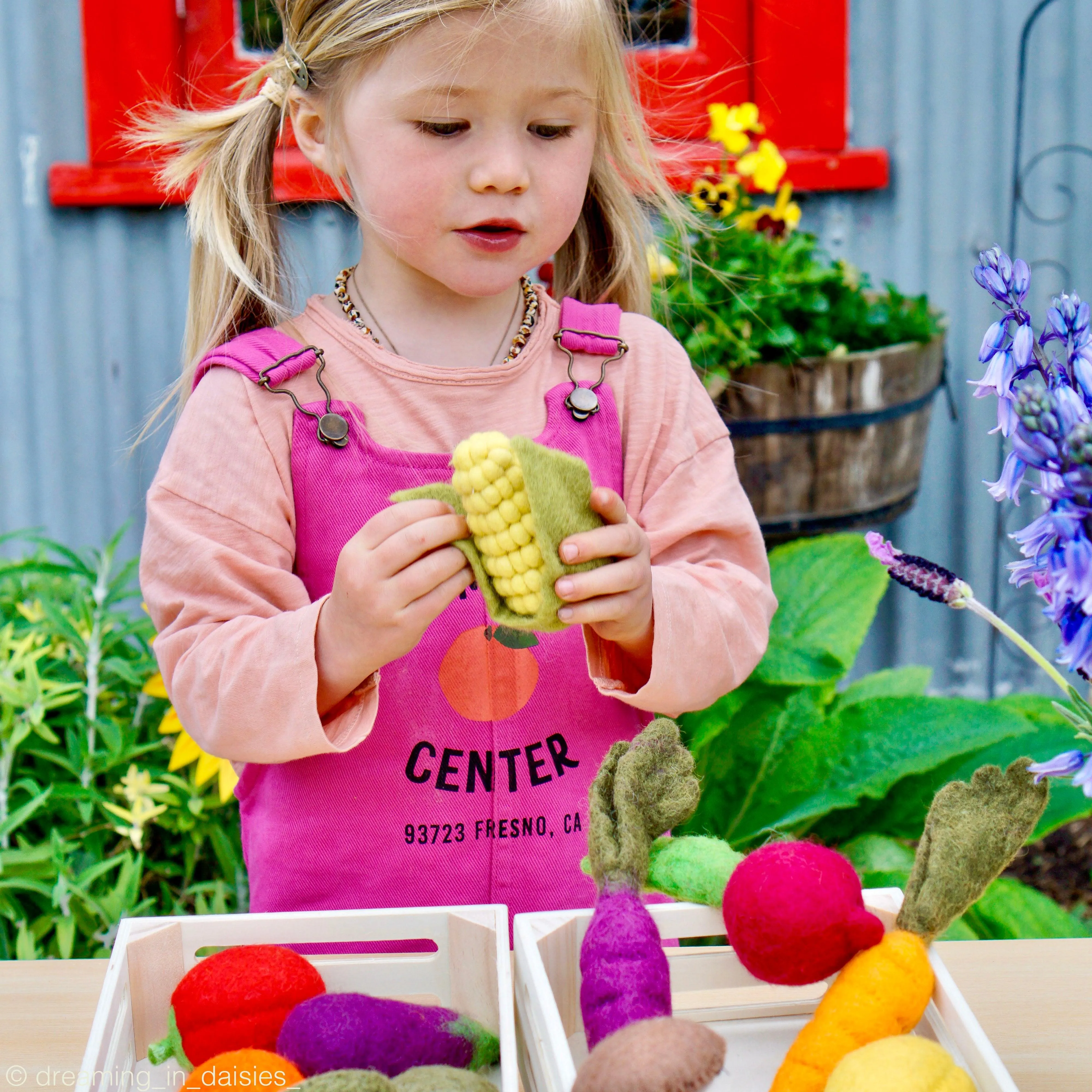 Felt Vegetables and Fruits Set A (Set of 14 pieces)