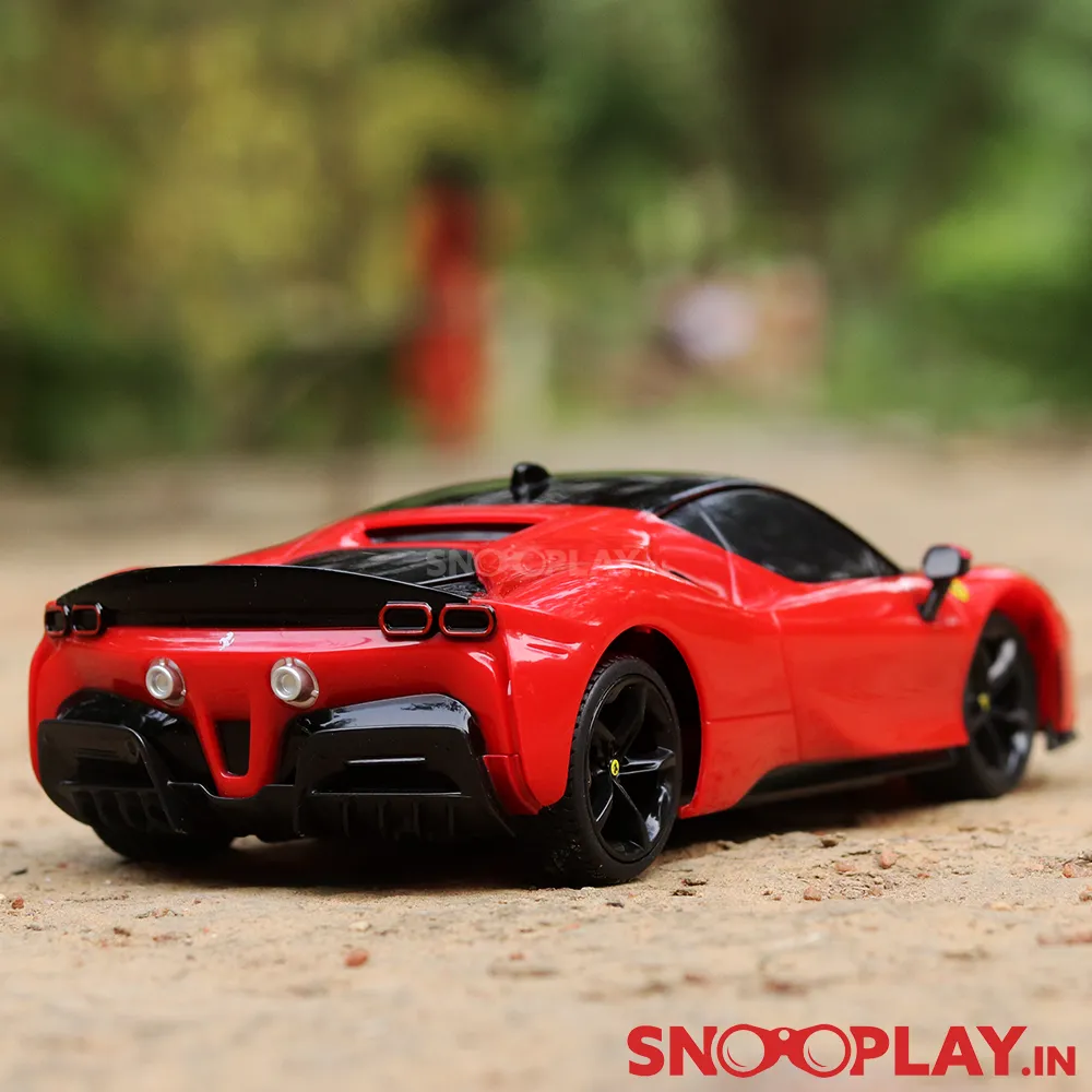 Ferrari SF90 Stradale Remote Control Car with Pistol Grip Controller (1:24 Scale)