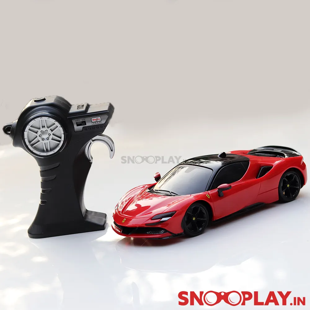 Ferrari SF90 Stradale Remote Control Car with Pistol Grip Controller (1:24 Scale)