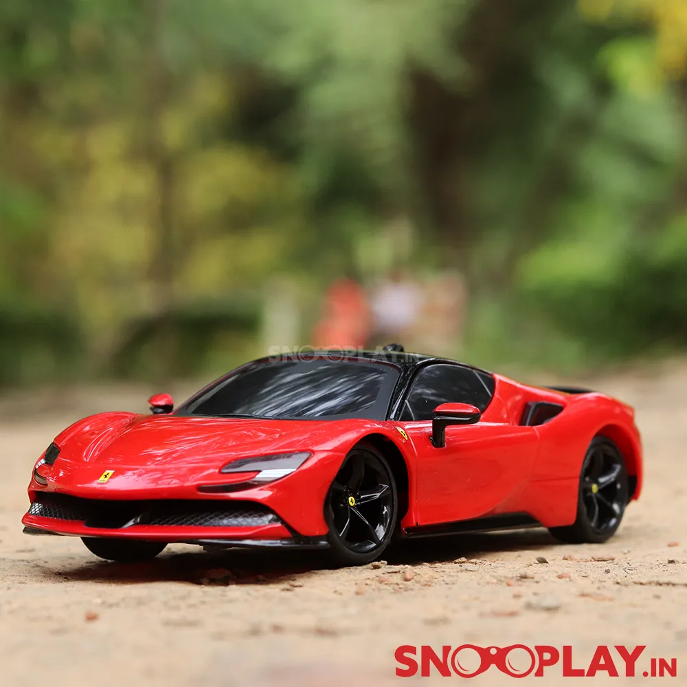 Ferrari SF90 Stradale Remote Control Car with Pistol Grip Controller (1:24 Scale)