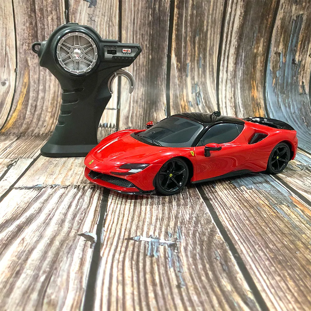 Ferrari SF90 Stradale Remote Control Car with Pistol Grip Controller (1:24 Scale)