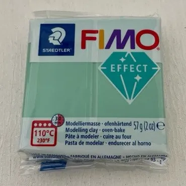 FIMO Effect Polymer Clay 57G Block Jade Green (506)