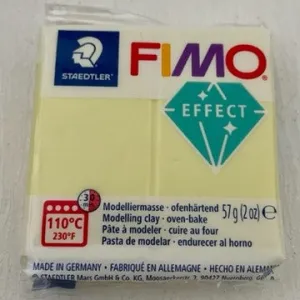 FIMO Effect Polymer Clay 57G Block Quartz Citrine (106)