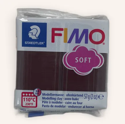 FIMO Soft Polymer Clay 57G Block Chocolate (75)