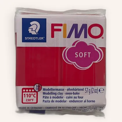 FIMO Soft Polymer Clay 57G Block Indian Red (24)