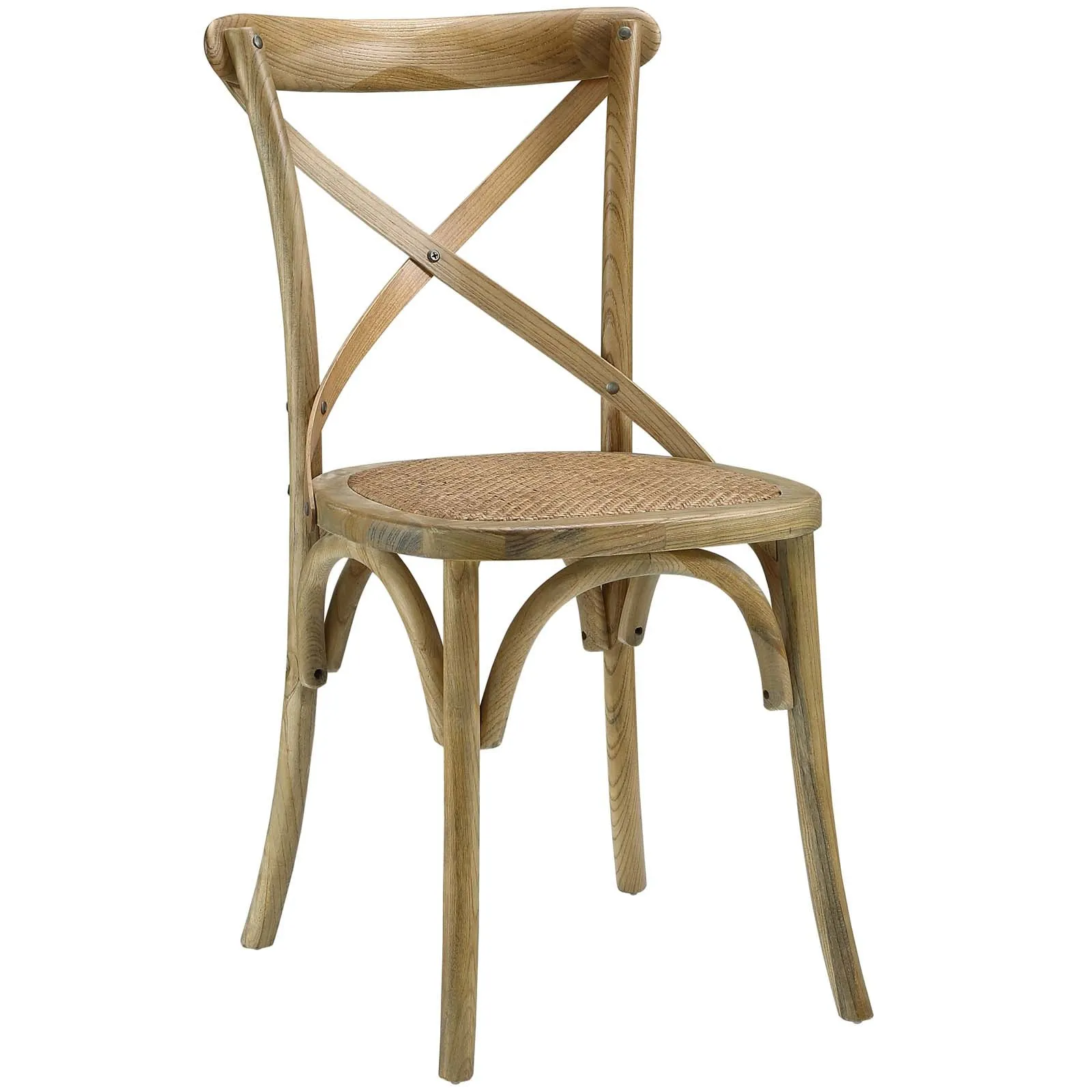 Gear Dining Side Chair Set of 4 Natural EEI-3482-NAT