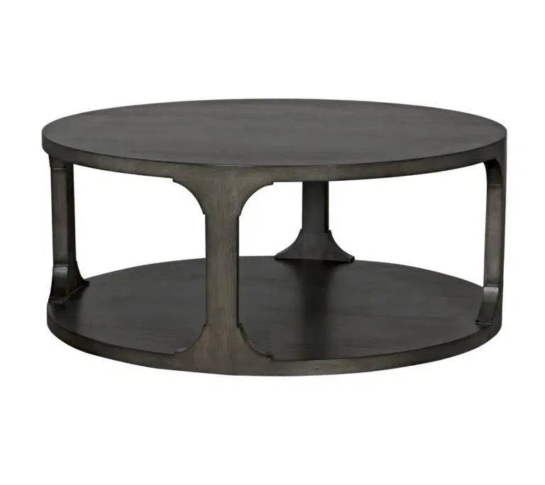 Gimso Oak Wooden Round Coffee Table