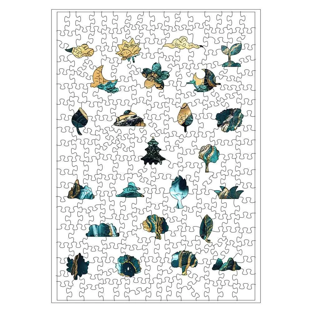 Golden Tree Harmony - Jigsaw Puzzle