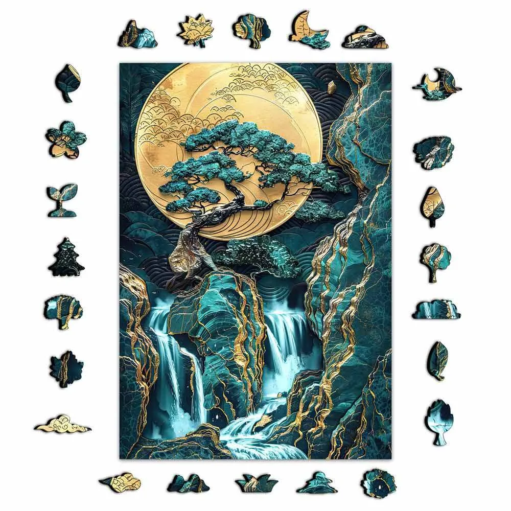 Golden Tree Harmony - Jigsaw Puzzle