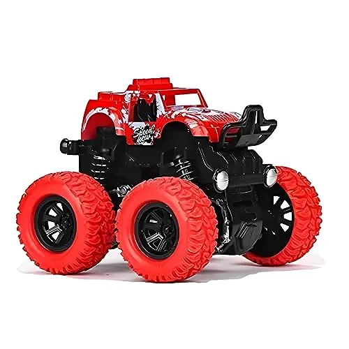 GRAPHENE® Monster Truck Toys for Kids Friction Powered Monster Truck Car Toy for Baby Push & Go Toys 4wd Monster Truck for Boys & Girls Multi Color (Pack of 1)