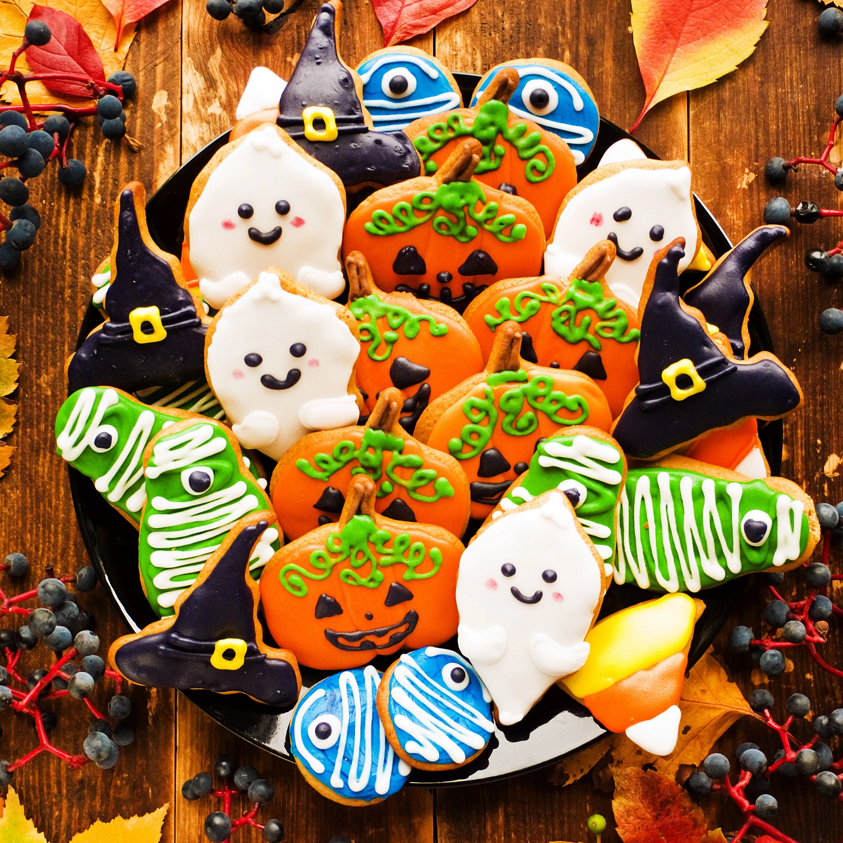 Halloween Cookies (47 Piece Mini Halloween Wooden Jigsaw Puzzle)