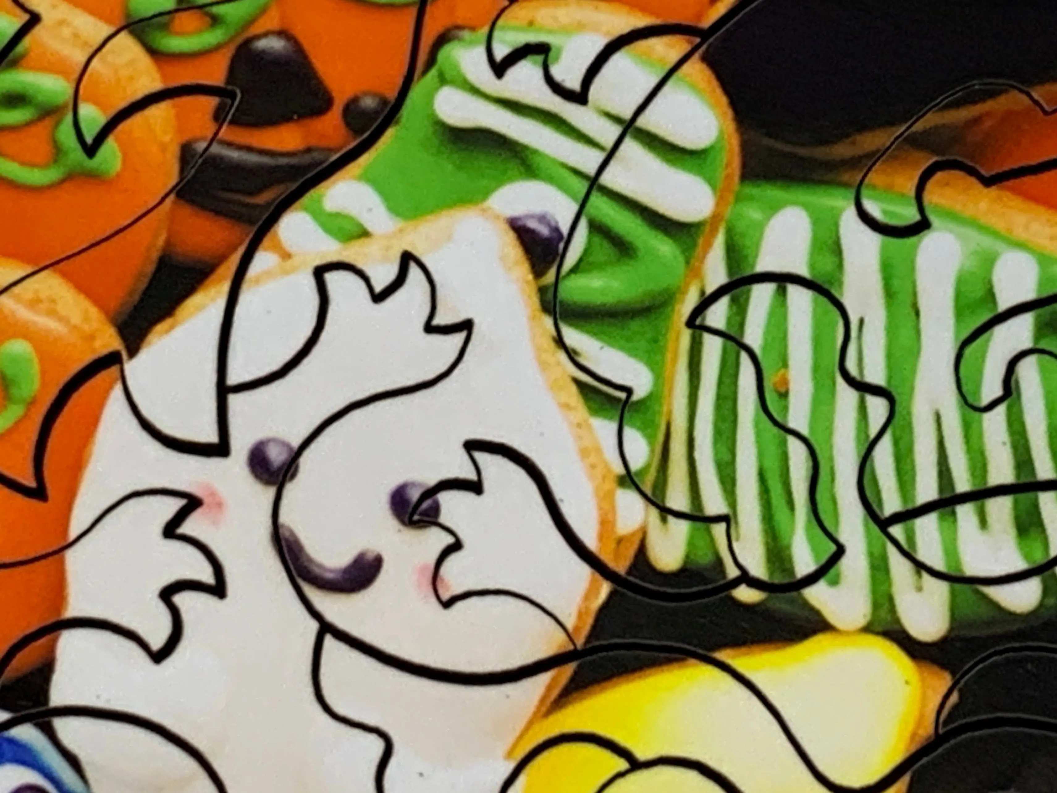 Halloween Cookies (47 Piece Mini Halloween Wooden Jigsaw Puzzle)