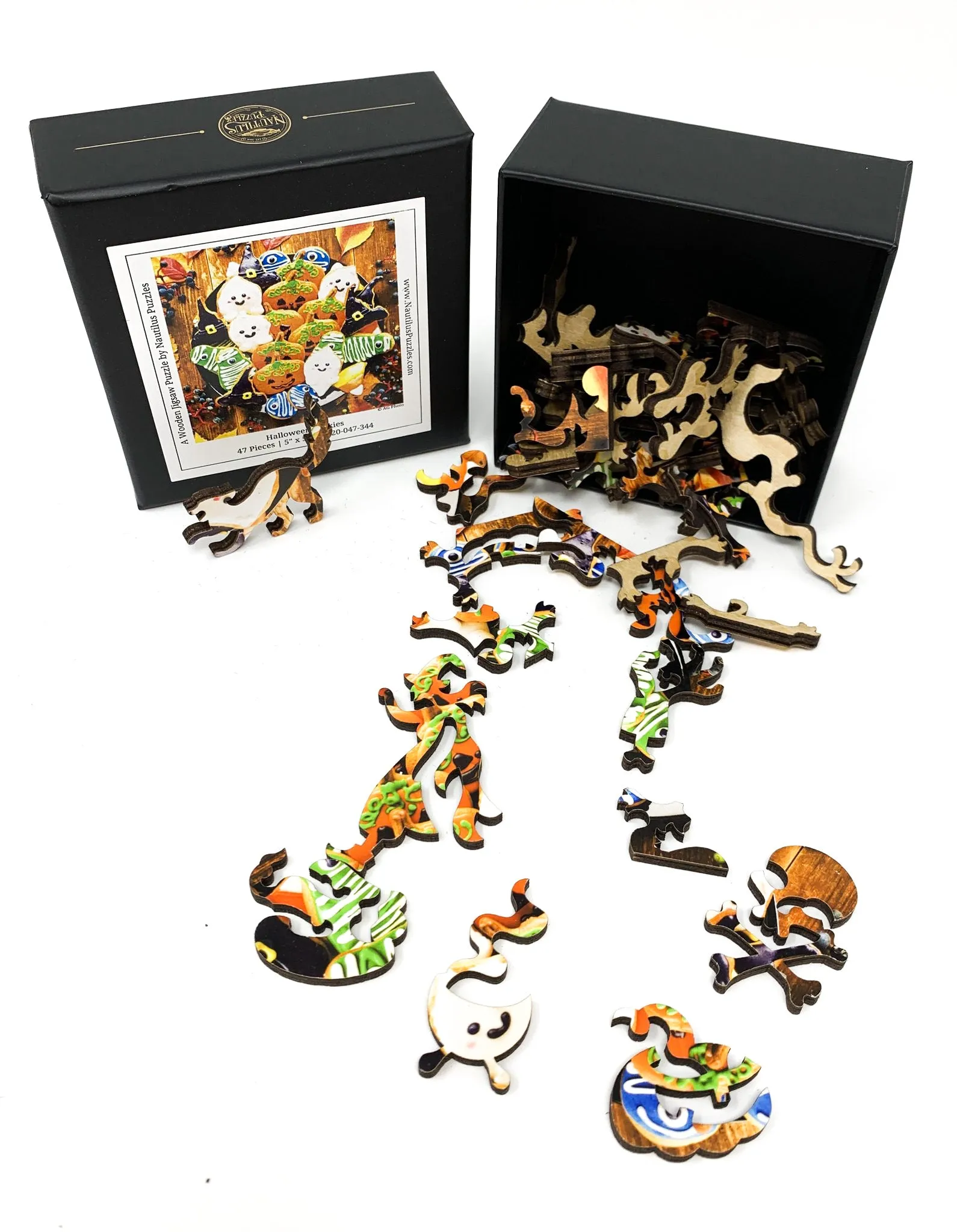 Halloween Cookies (47 Piece Mini Halloween Wooden Jigsaw Puzzle)