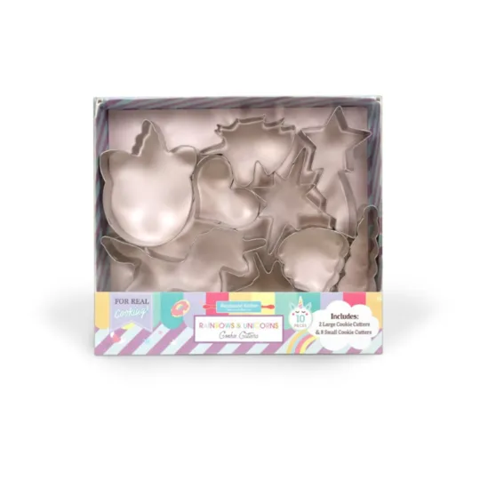 Handstand Kitchen | Rainbows & Unicorns Cookie Cutter 10 Piece Boxed Set