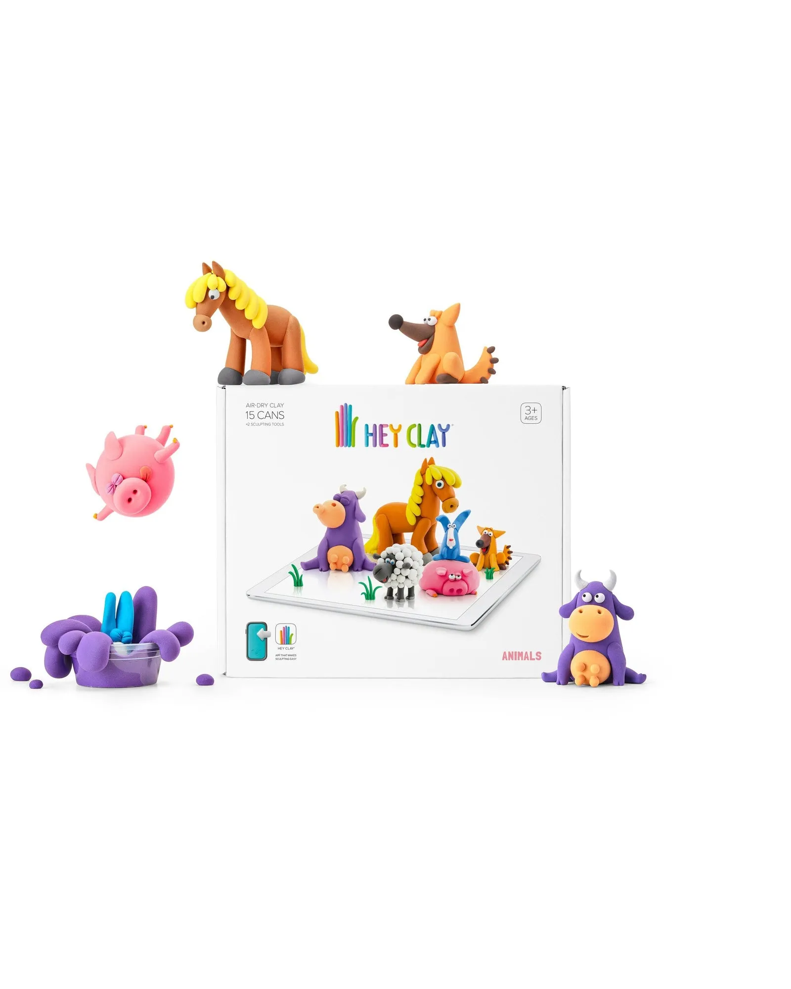 Hey Clay Animals Set