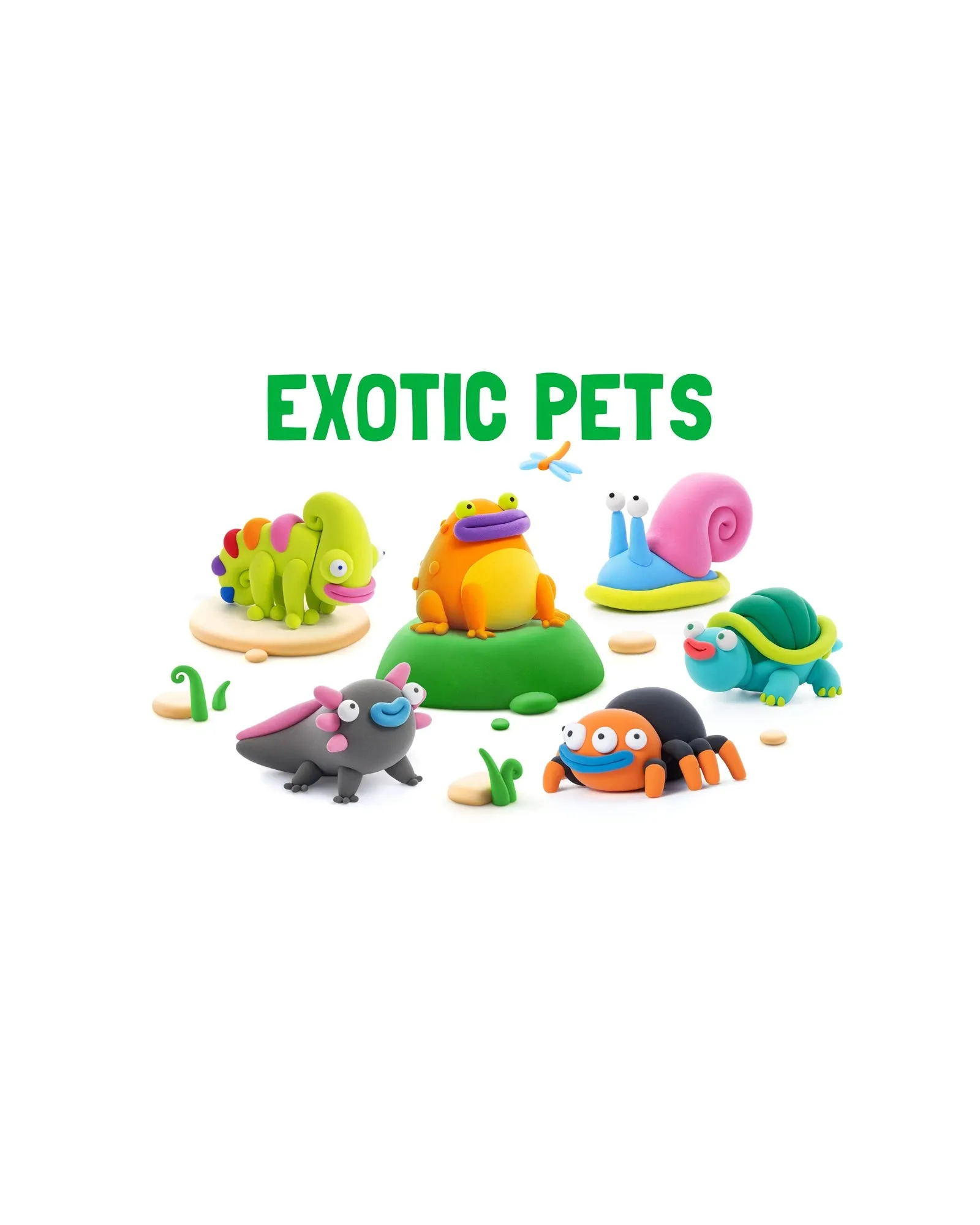 Hey Clay Exotic Pets Large Pack (15 Cans & 2 Tools)