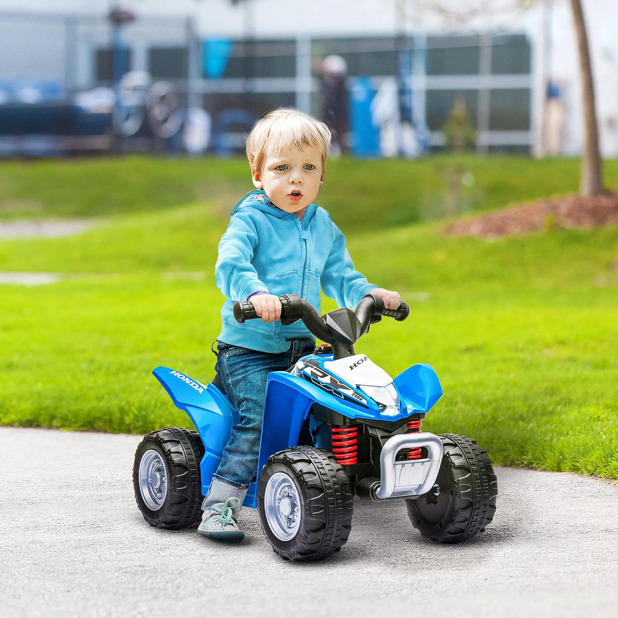 Honda Licensed Kids Electric Quad Bike 6V ATV 1.5-3 Years Blue