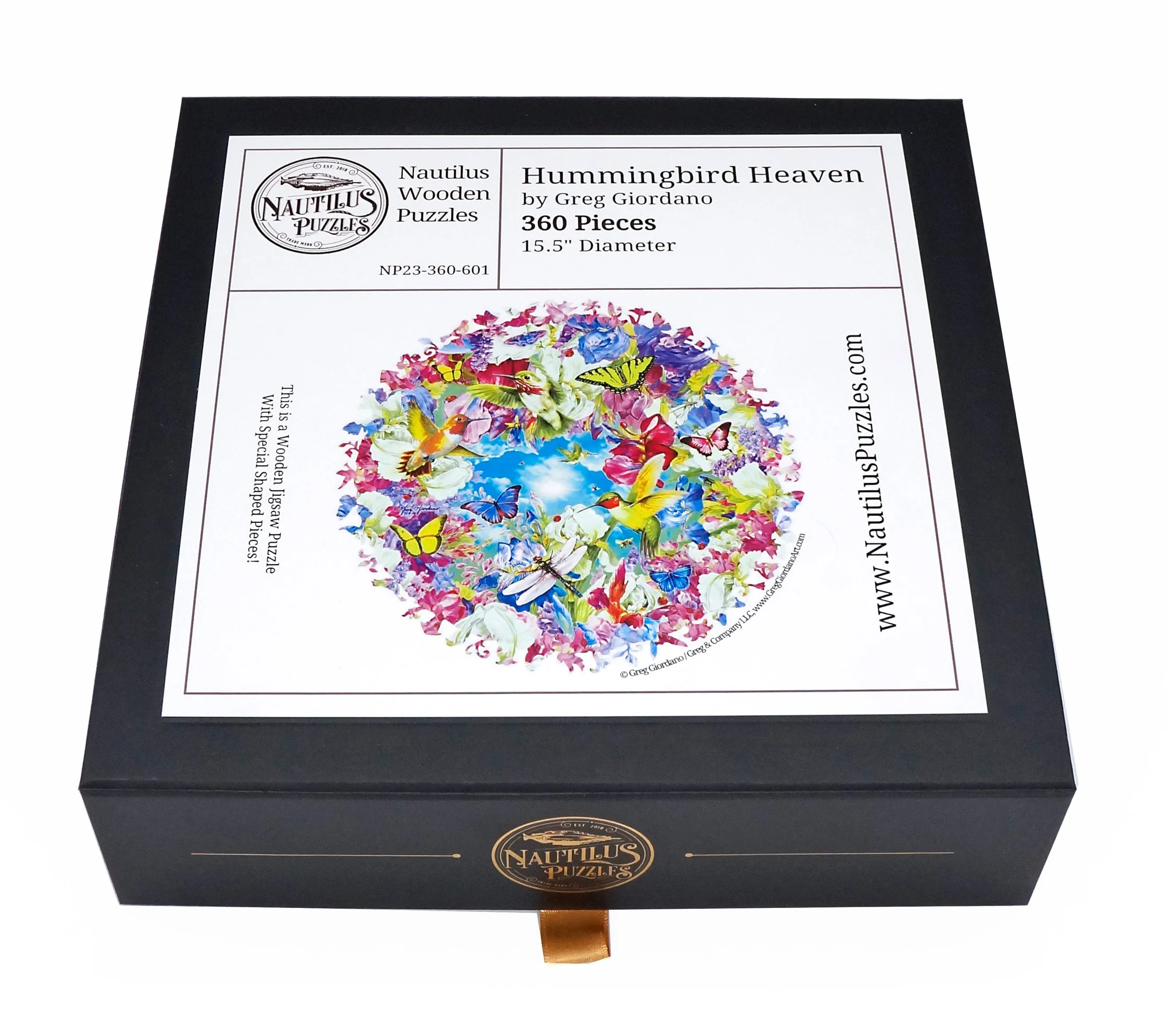 Hummingbird Heaven - 360 Piece Wooden Jigsaw Puzzle