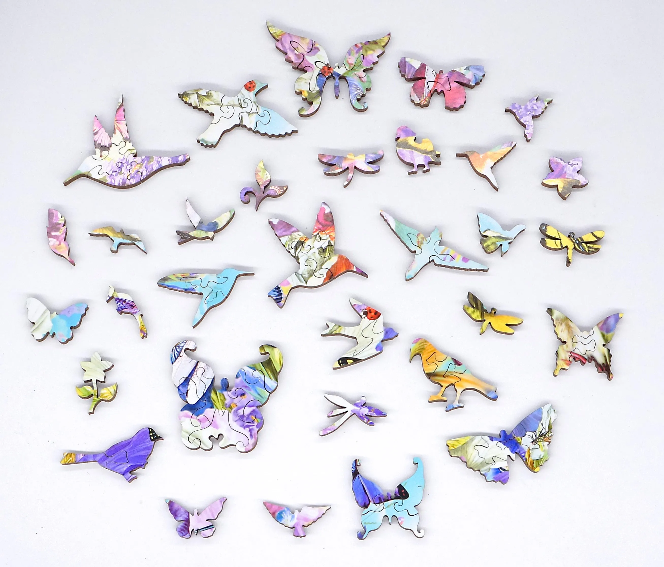 Hummingbird Heaven - 360 Piece Wooden Jigsaw Puzzle