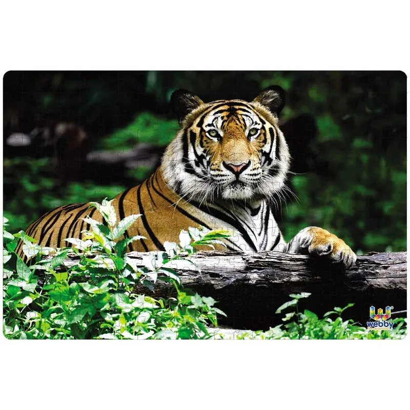 Indian Bengal Tiger Wooden Jigsaw Puzzle, 252 Pieces