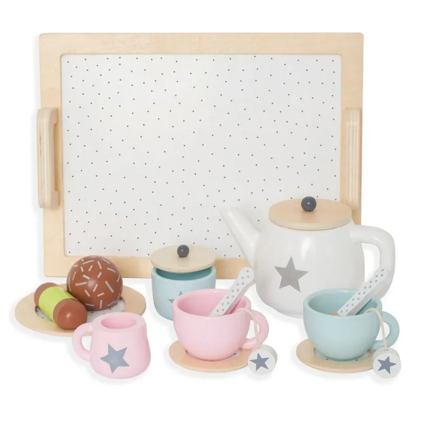 Jabadabado Kids Afternoon Tea Play Set Wooden