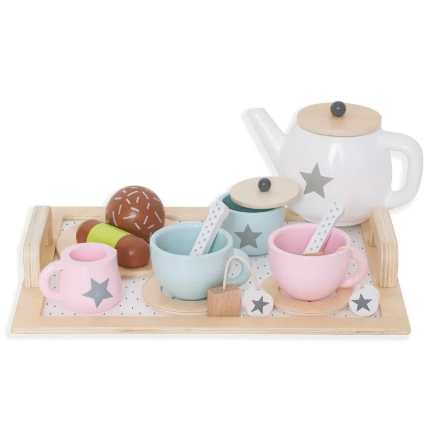 Jabadabado Kids Afternoon Tea Play Set Wooden