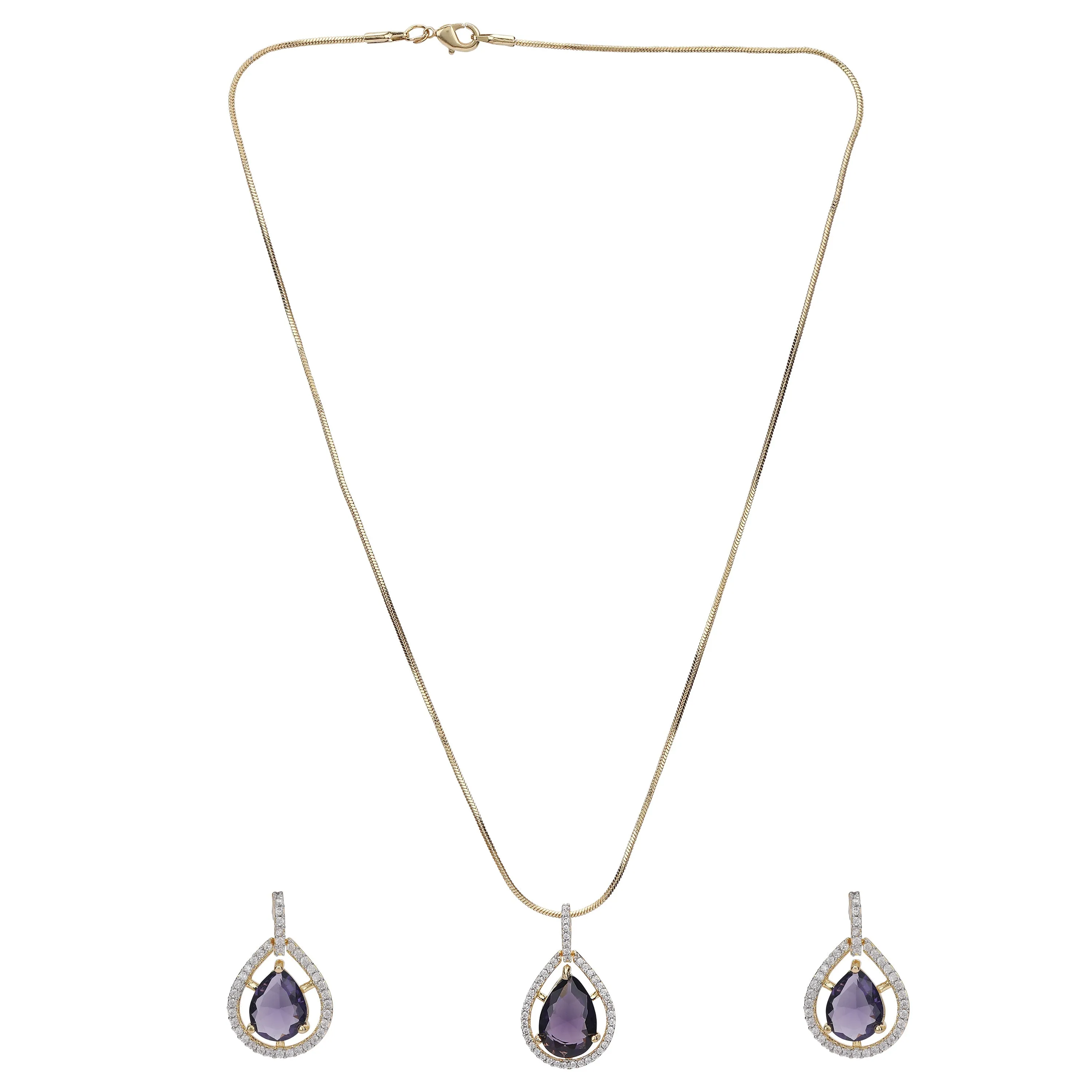 Karuna Waameeka Zircon Pendent Set