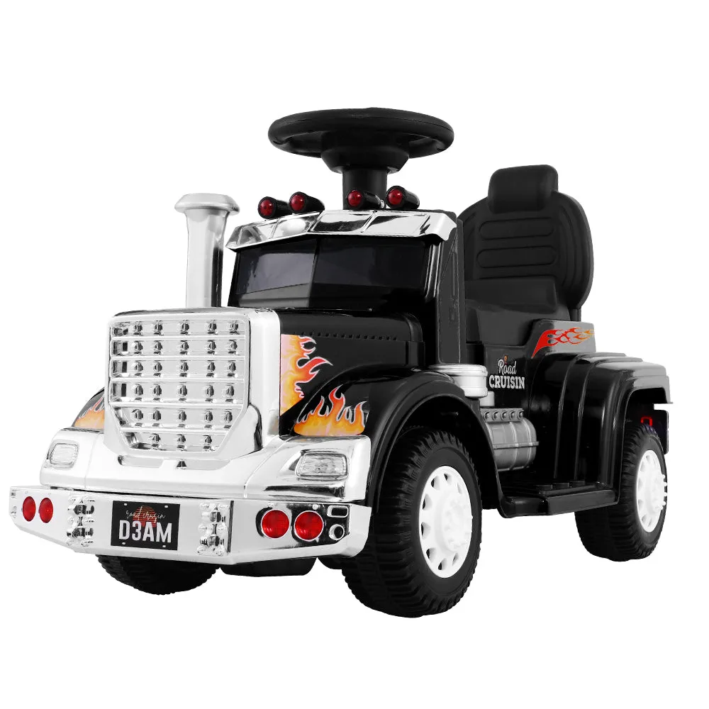 Kids Ride On Car Electric Toy Battery Operated Truck Childrens Black