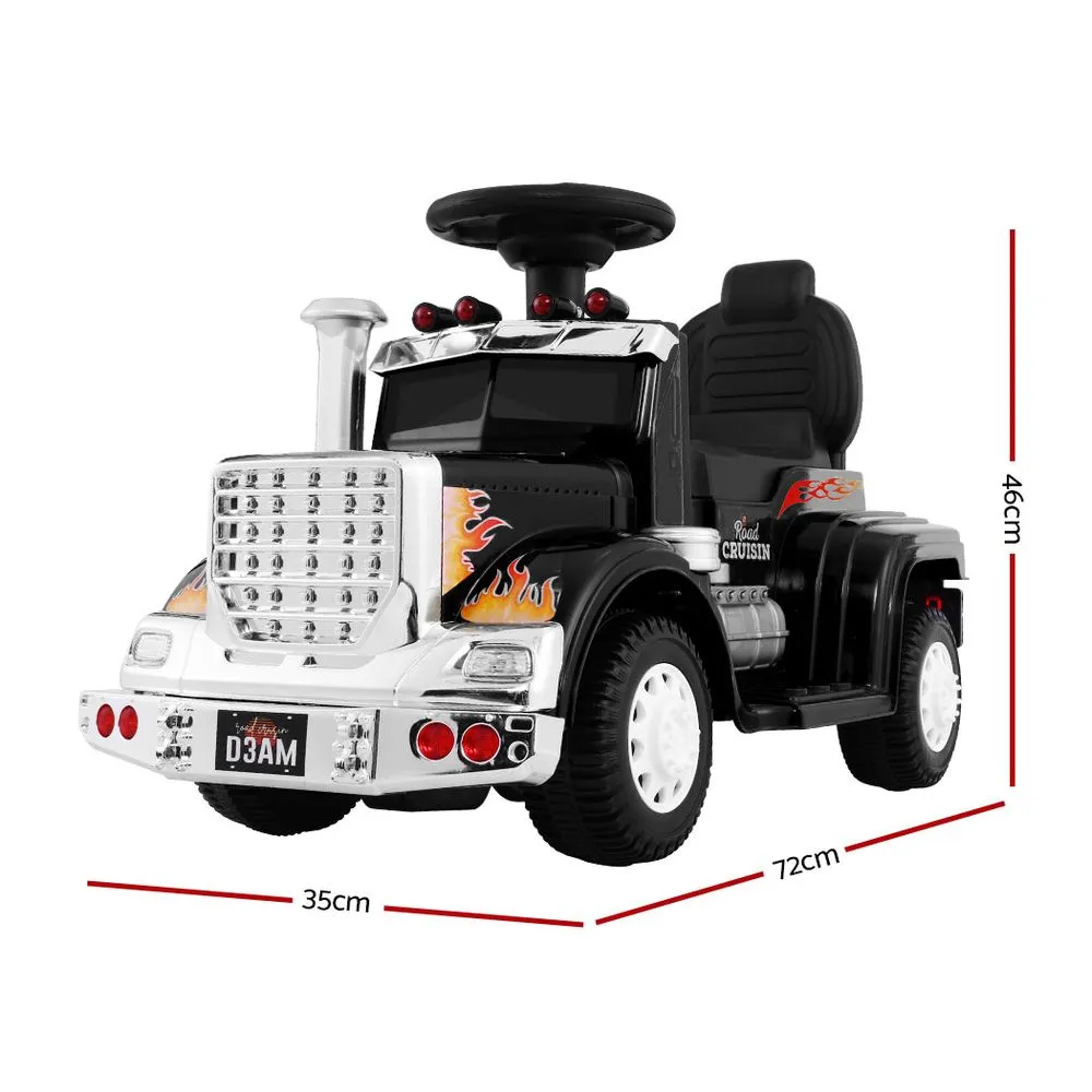 Kids Ride On Car Electric Toy Battery Operated Truck Childrens Black