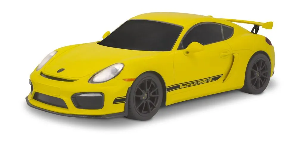 Kidz Tech 1:43 Remote Control Porsche Cayman Yellow