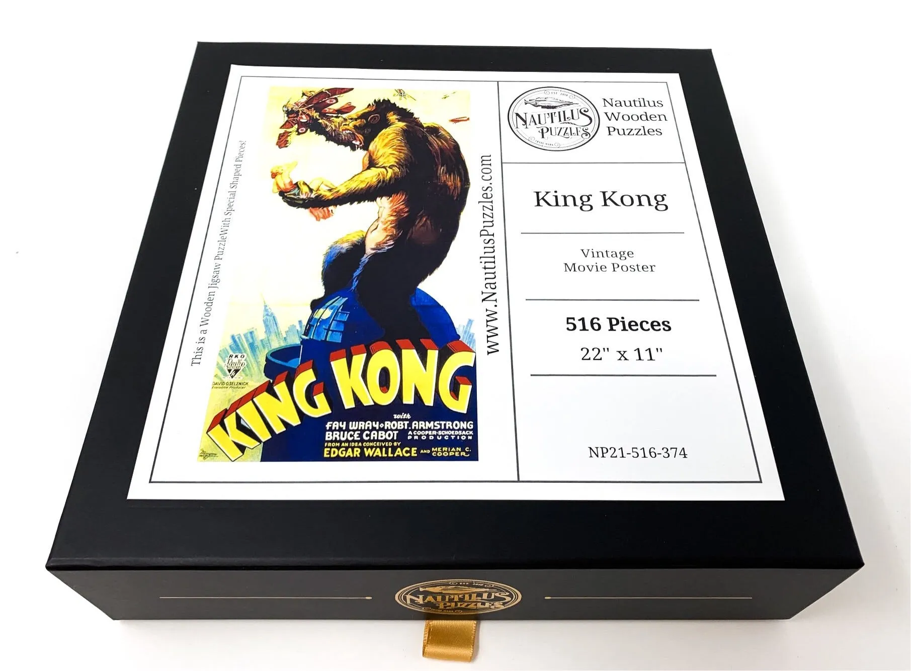 King Kong (516 Piece Wooden Jigsaw Puzzle)