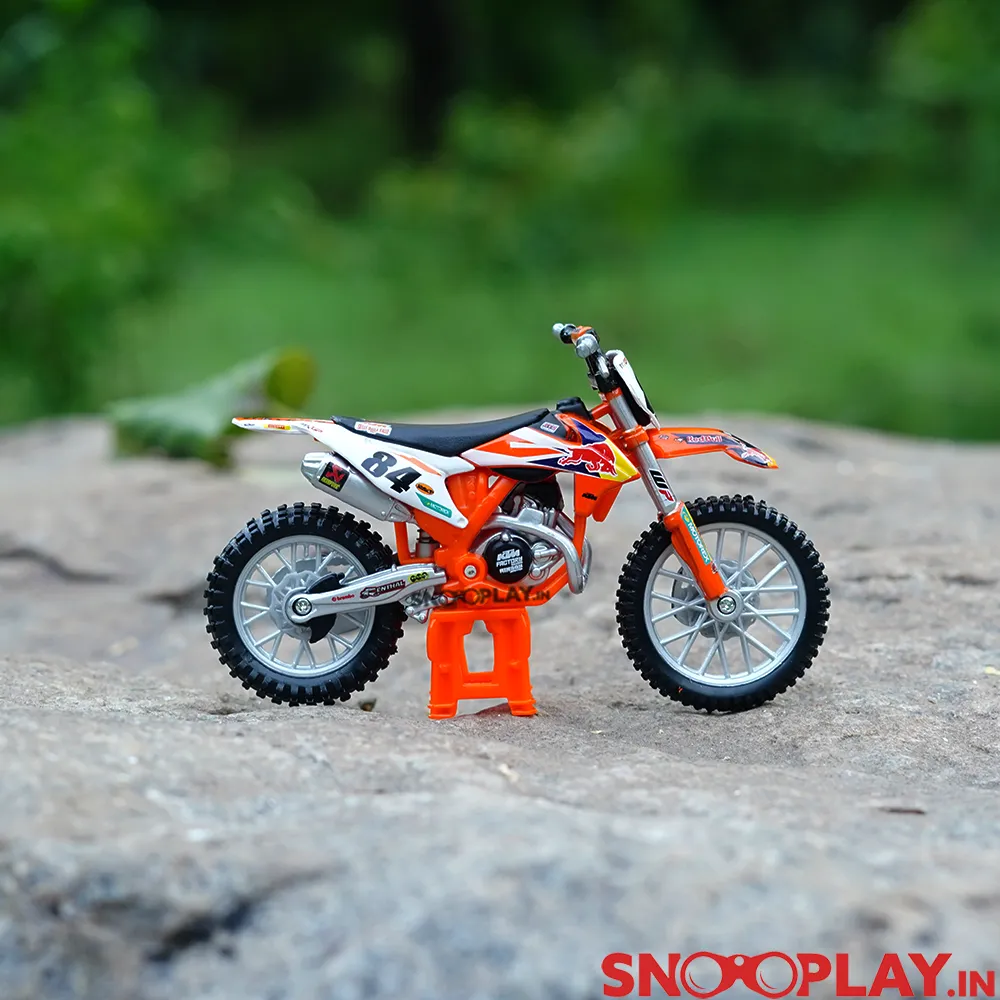 KTM 450 SX-F Factory Edition 2018 Diecast Bike Scale Model (1:18 Scale)