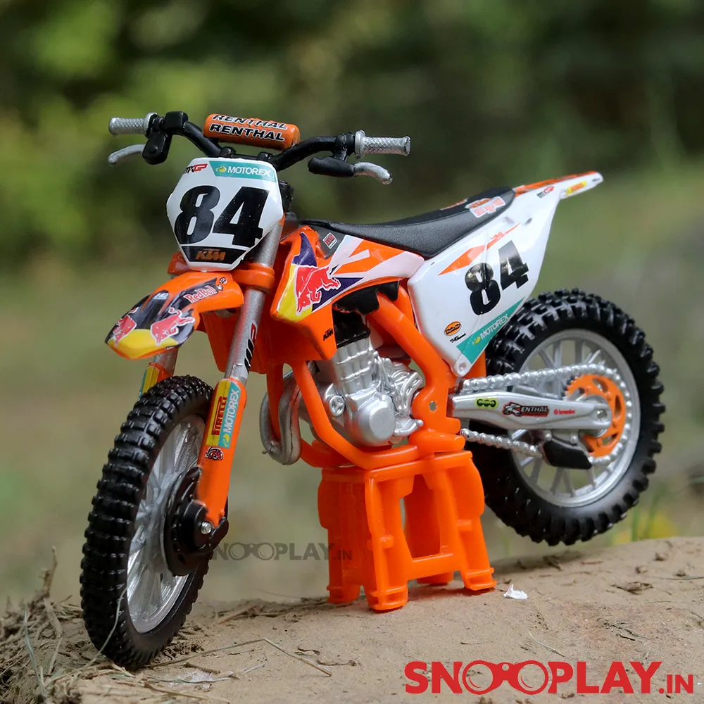 KTM 450 SX-F Factory Edition 2018 Diecast Bike Scale Model (1:18 Scale)