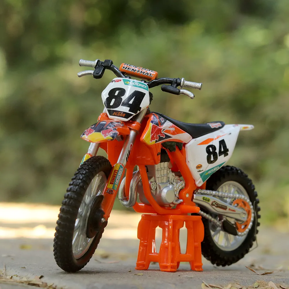 KTM 450 SX-F Factory Edition 2018 Diecast Bike Scale Model (1:18 Scale)