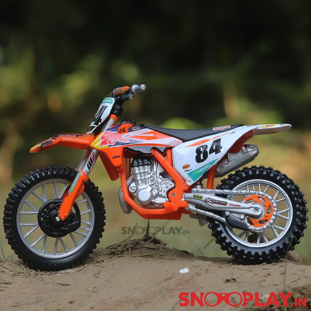 KTM 450 SX-F Factory Edition 2018 Diecast Bike Scale Model (1:18 Scale)