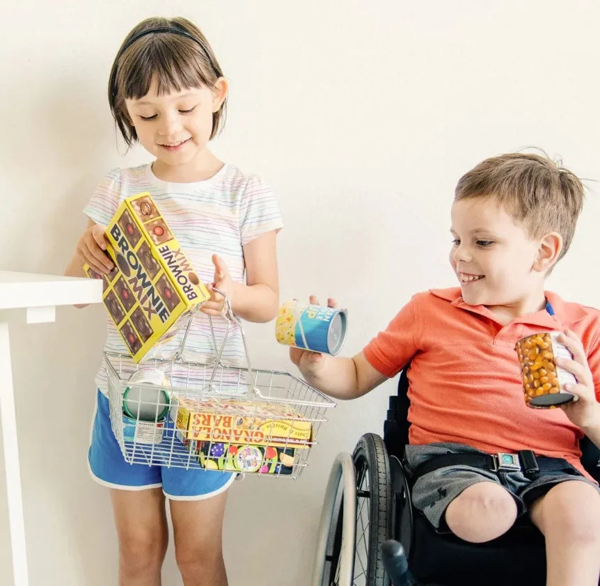 Let's Play House! Grocery Basket with Play Food