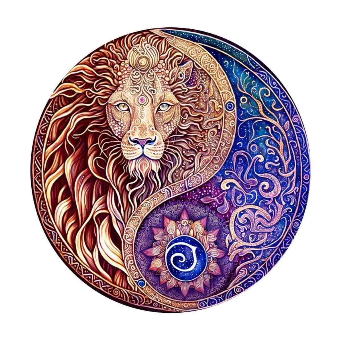 Lion Yin Yang - Jigsaw Puzzle