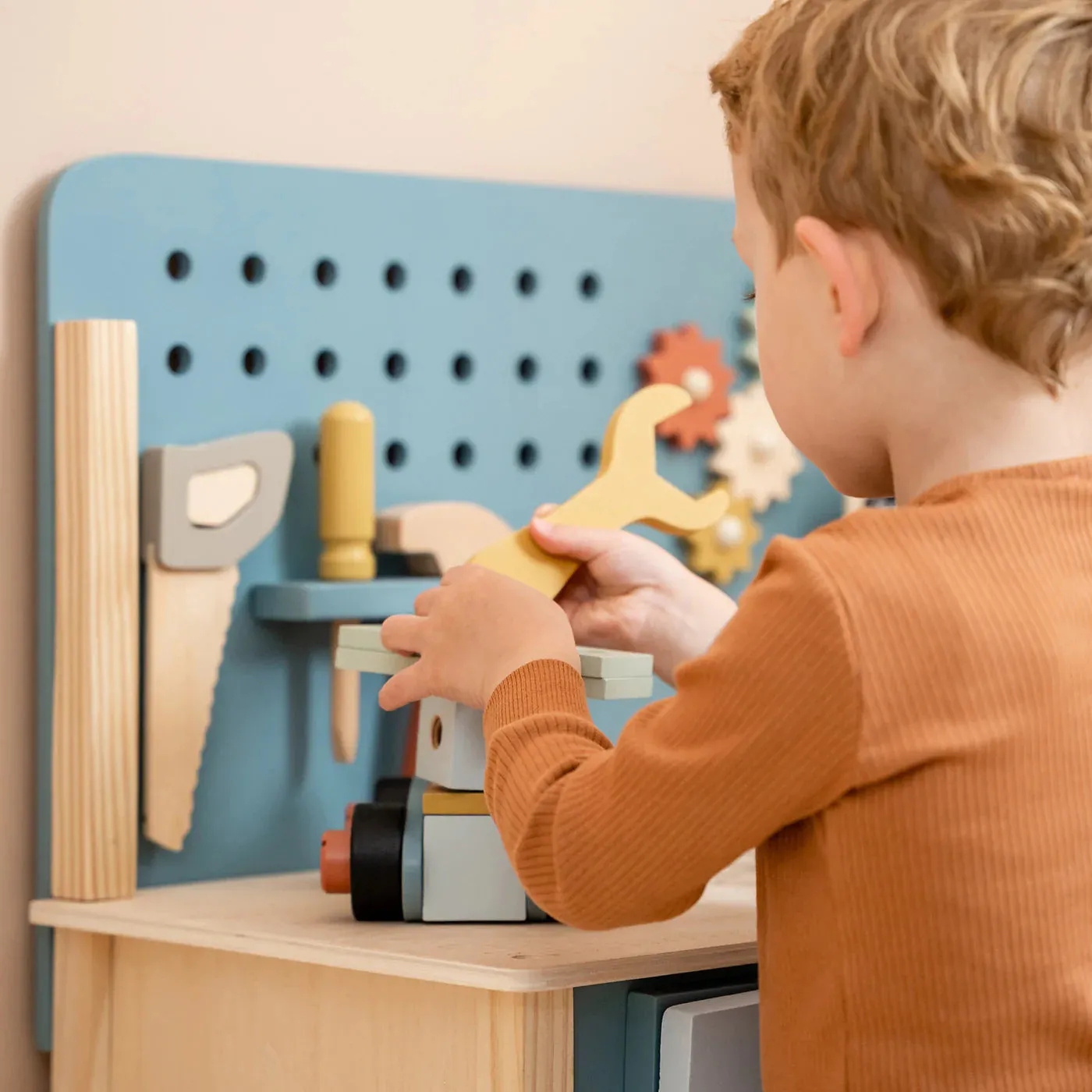 Little Dutch Wooden Tool Workbench