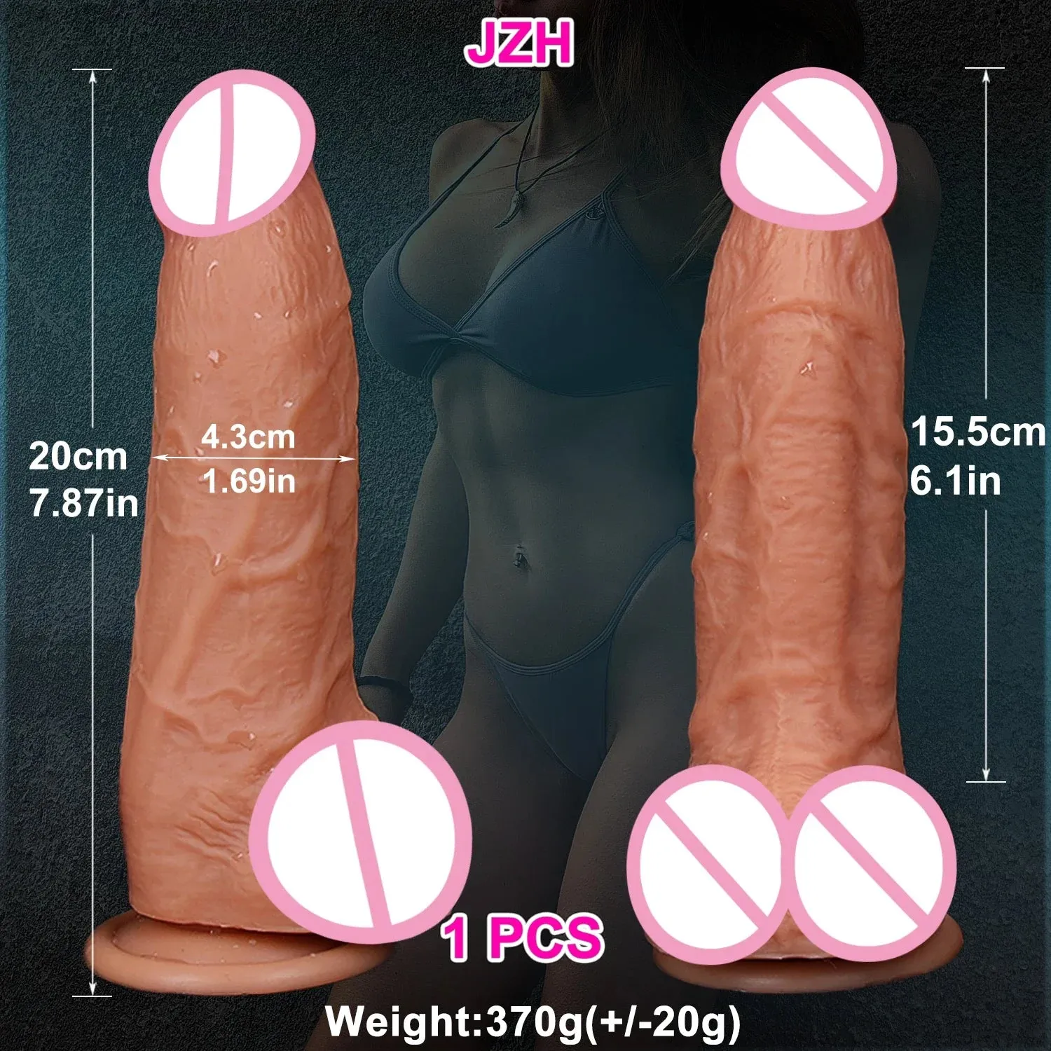 Magic Mike: Luxury Real-Life Silicone Dildo