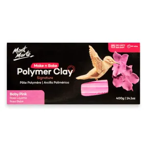 Make n Bake Polymer Clay Signature 400g (14.1oz) - Baby Pink