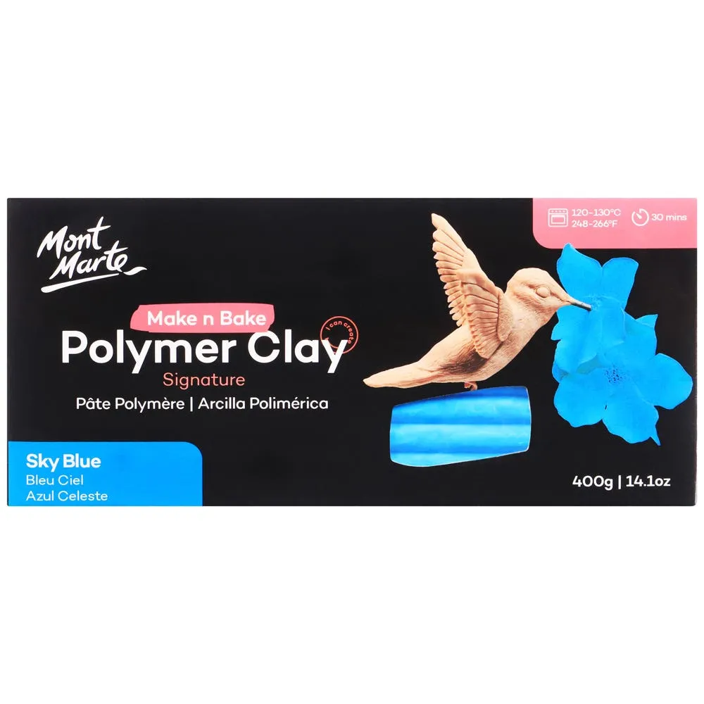 Make n Bake Polymer Clay Signature 400g (14.1oz) - Sky Blue