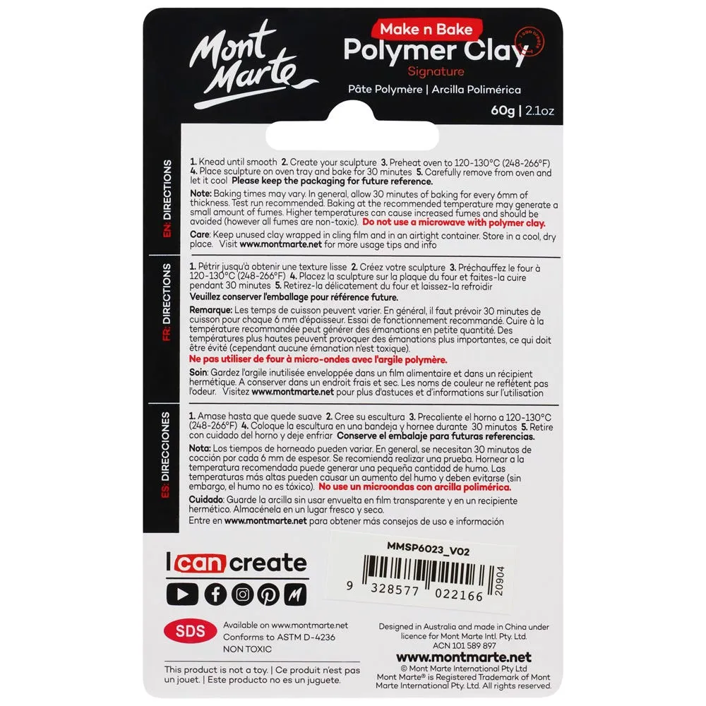 Make n Bake Polymer Clay Signature 60g (2.1oz) - Basic Green