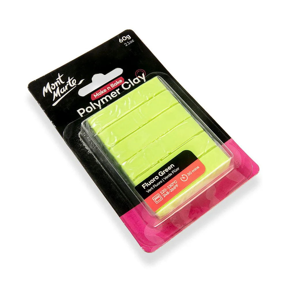 Make n Bake Polymer Clay Signature 60g (2.1oz) - Fluoro Green