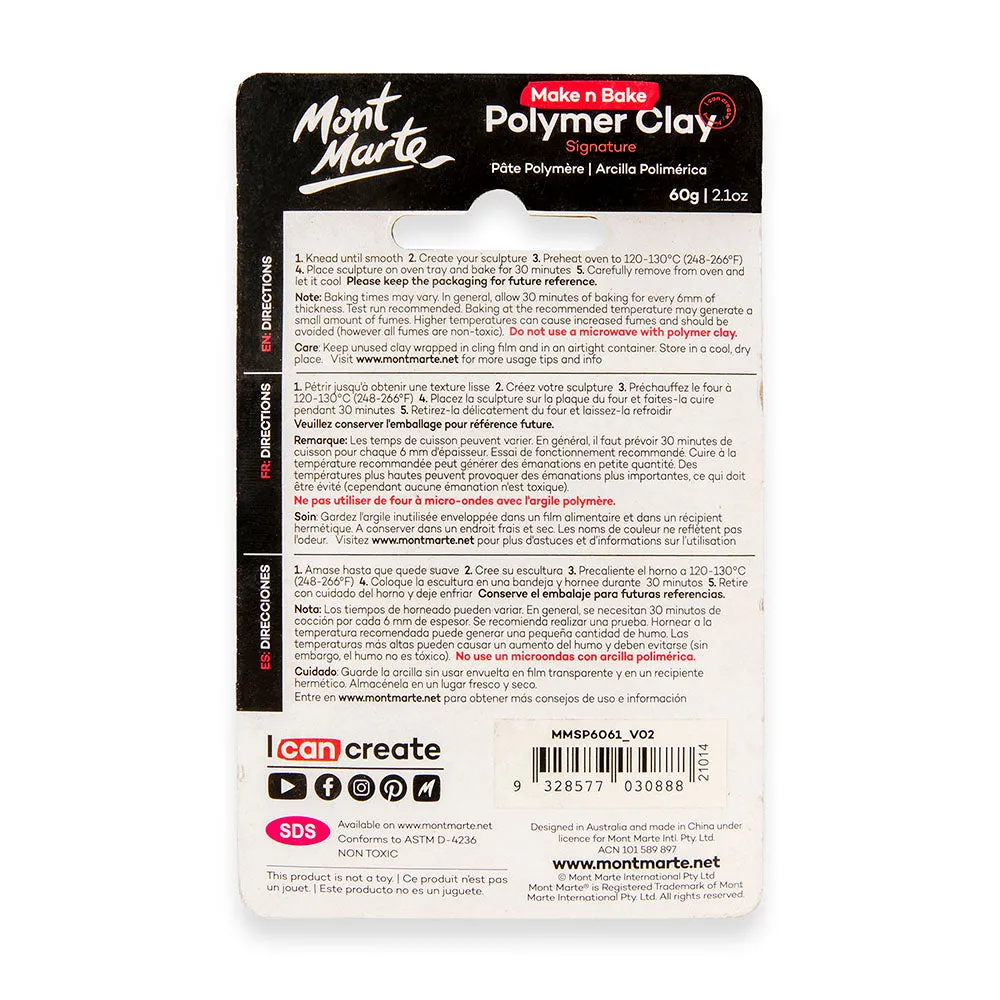 Make n Bake Polymer Clay Signature 60g (2.1oz) - Metallic Pink