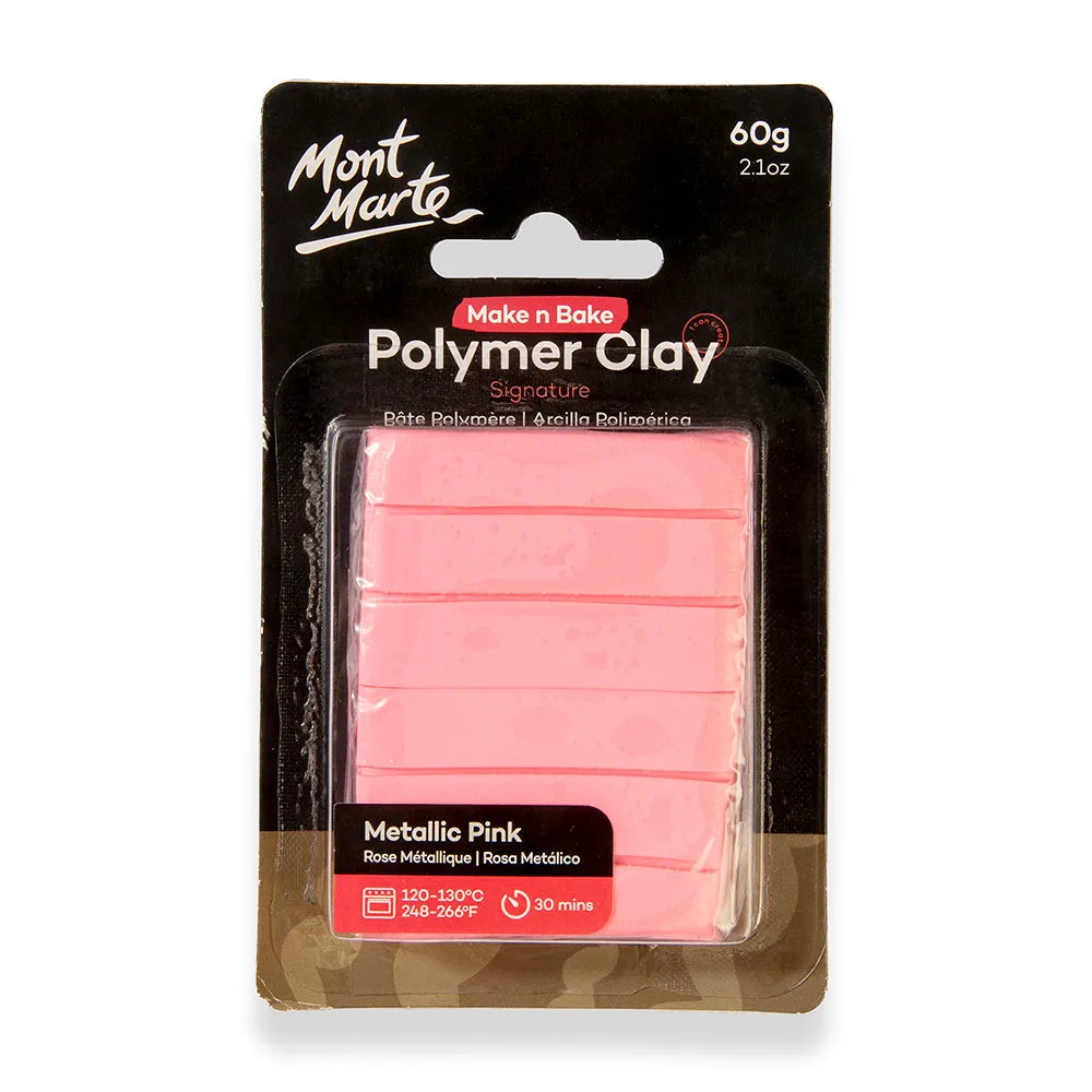 Make n Bake Polymer Clay Signature 60g (2.1oz) - Metallic Pink